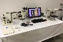 Zeiss Axiotech 100 HD + Stemi SV 11 for cross sections.